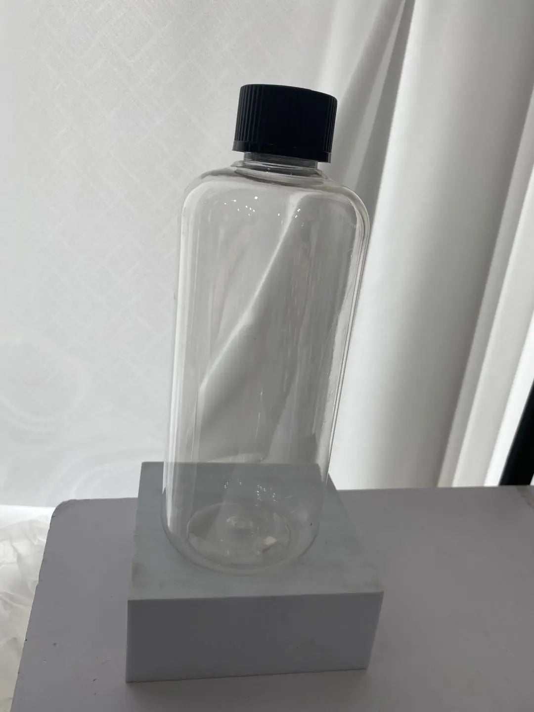 Clear PET Recyclable Plastic Cannabis Drink Bottles with Child Resistant Lids 8oz,12oz and 16oz Boston Rounds - MSN Packaging Inc.