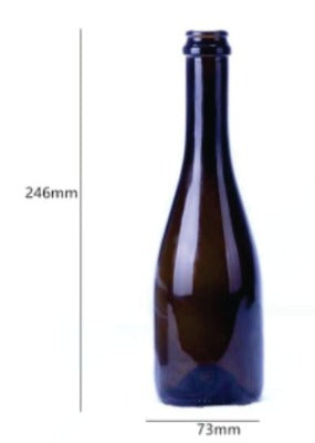 Small Champagne bottles Glass 350ml