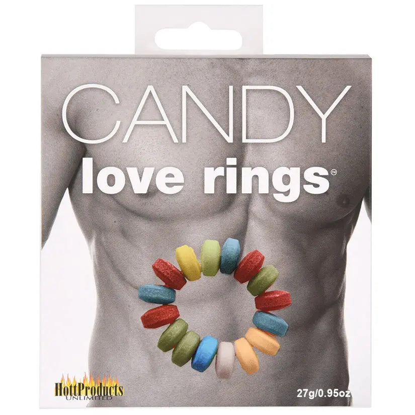 GWSF125 - Candy Edible Cock Rings! This multi-flavored elastic and candy ring is One Size Fits All. MSN Packaging Inc.