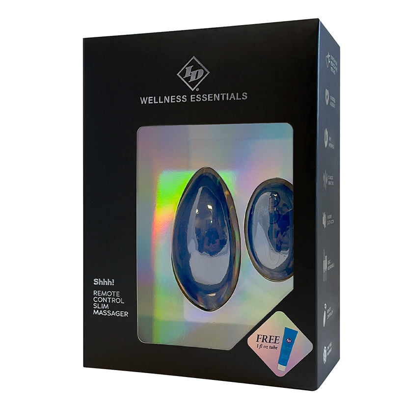 IDDWTY09C2 - The ID Wellness Essentials SHHH! Remote Control Slim Massager