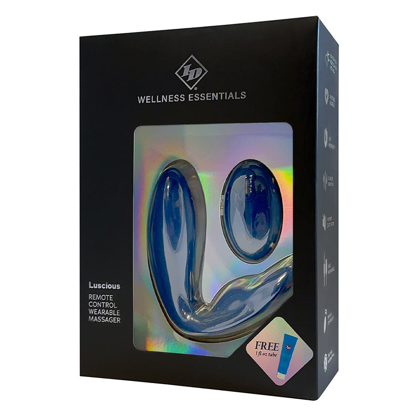 IDDWTY23C2- ID Wellness Essentials Luscious Remote Control Wearable Massager