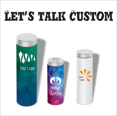 1CRPTCGL01 New 2024 Child Resistant Paper Tube with Metal Top for Sustainable Cannabis Containers These tubes can be made as tall or as short as you like. The Diameter is 30mm