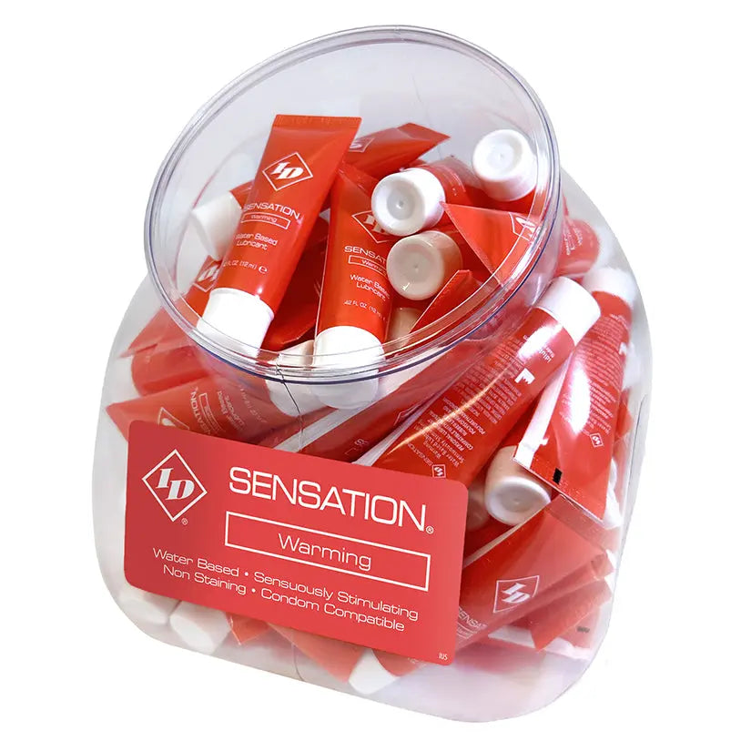 1WL1539-72 - ID Sensation® Warming Lubricant – 12 ml Tubes Bowl of 72 | Water-Based Formula MSN Packaging Inc.