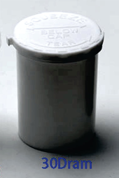 Child Resistant - Tamper Evident POP Top Cannabis Flower Containers - MSN Packaging LLC