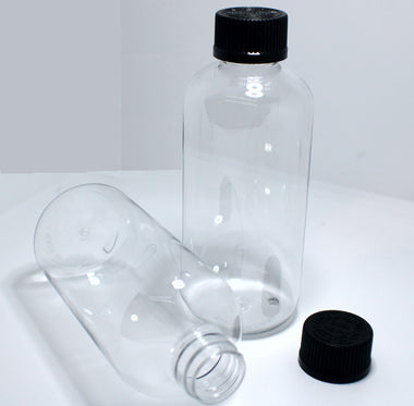 12 oz Plastic bottle with Child Resistant Lids