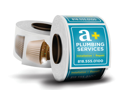 Custom Printed Labels - Your Design or We Design for you- Rolled - MSN Packaging LLC