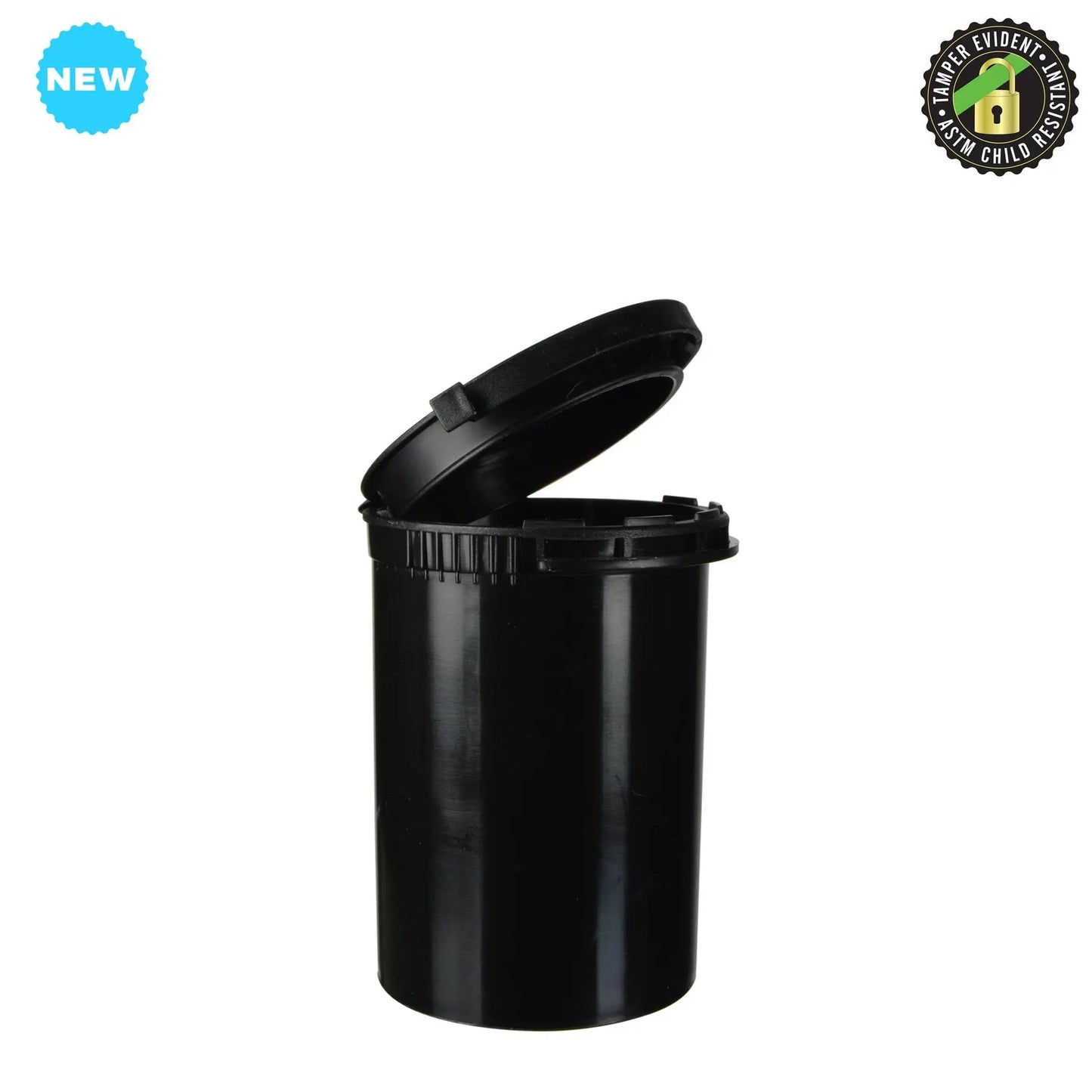 Child Resistant - Tamper Evident POP Top Cannabis Flower Containers - MSN Packaging LLC
