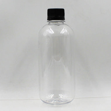 12 oz pet plastic round bottle with Child Resistant lid 28 mm neck MSN Packaging Inc.