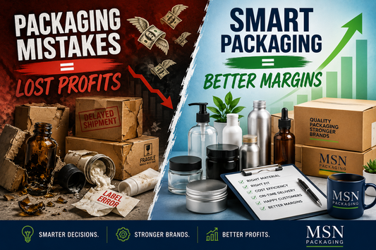 7 Packaging Mistakes That Could Be Costing Your Company Thousands by MSN Packaging Inc