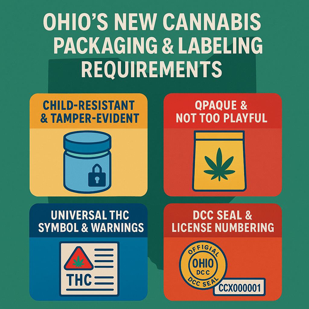 Rolling Out the Rules: Ohio’s New Cannabis Packaging &amp; Labeling Requirements