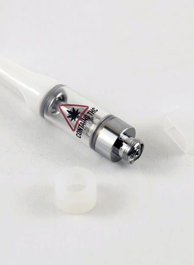 1ACTNv-Ceramic Tip and Center Vape Glass Cartridge Refillable CBD and THC oil- MQO 1000 - MSN Packaging LLC