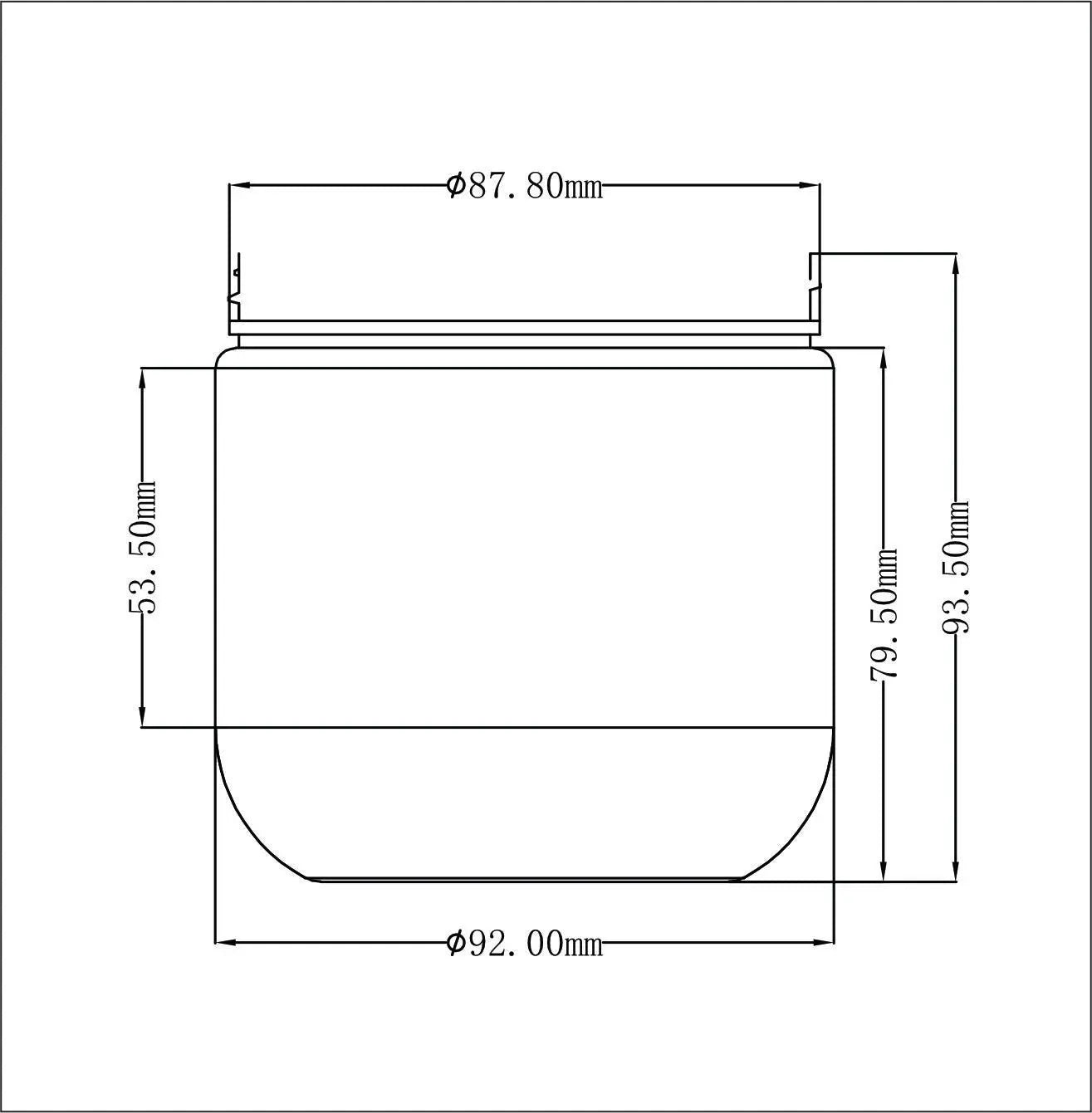 16oz Wide Mouth Child Resistant Slushy, Smoothie, Ice Cream , Butter Cups MQO of 10,000 - MSN Packaging Inc.