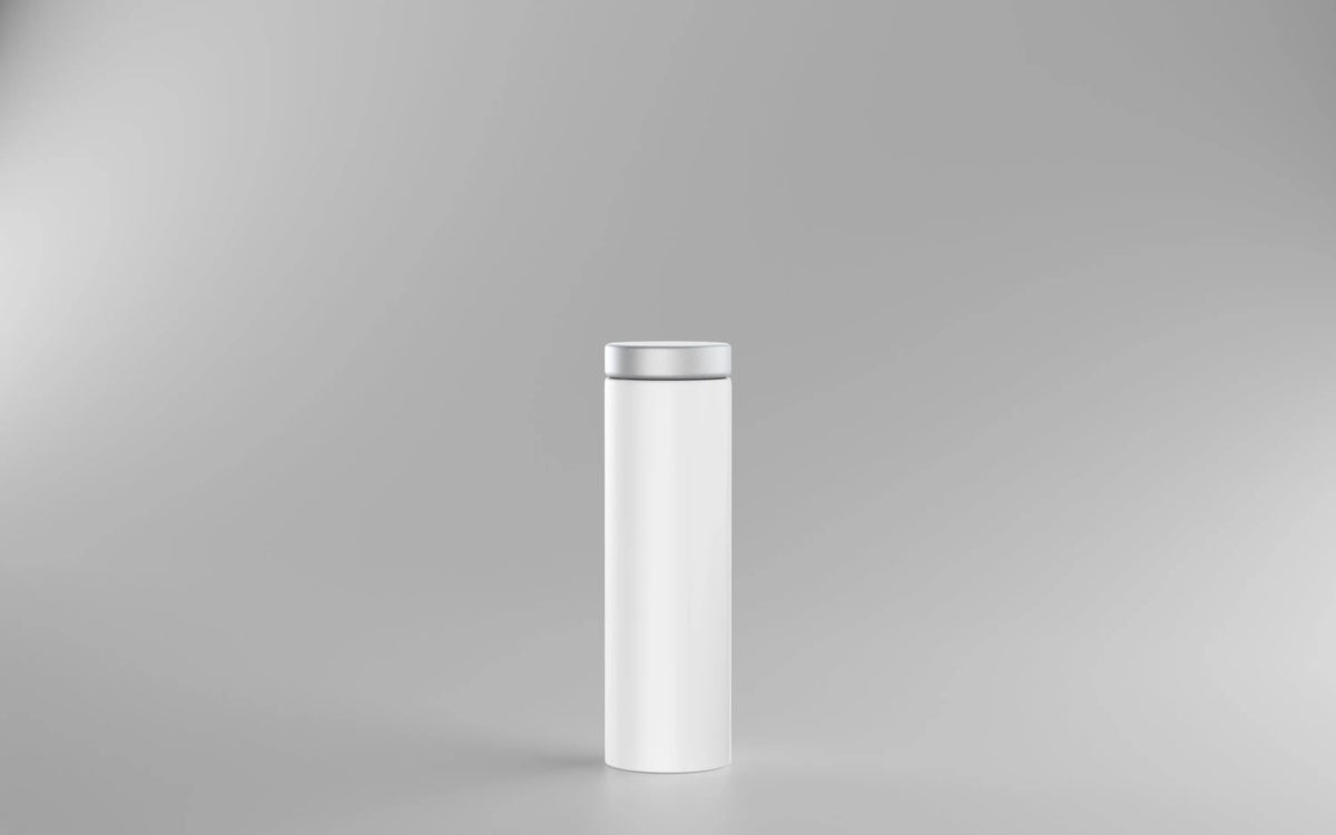 1CRPTCGL01 &nbsp;New 2024 Child Resistant Paper Tube with Metal Top for &nbsp;Sustainable Cannabis Containers by MSN Packaging Inc 
