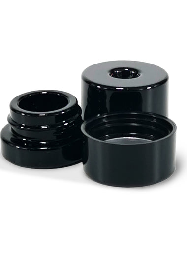 Pop-Vac concentrate jars with new vacuumed seal technology keeping your product fresh, distributed by MSN Packaging Inc. 