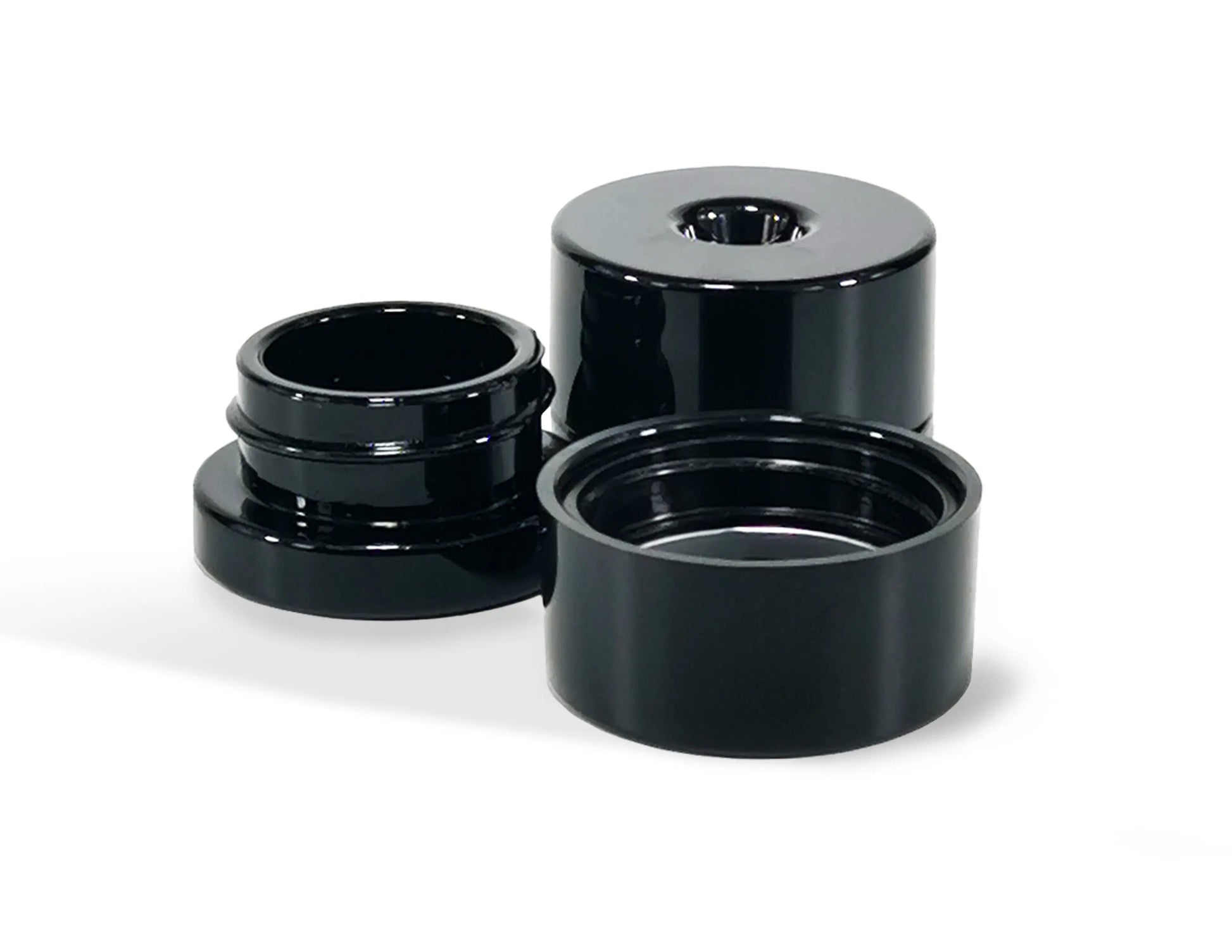 Pop-Vac concentrate jars with new vacuumed seal technology keeping your product fresh, distributed by MSN Packaging Inc. 