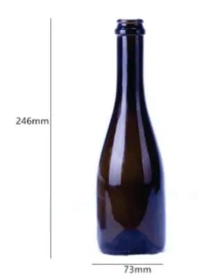 Small Champagne bottles Glass 350ml 