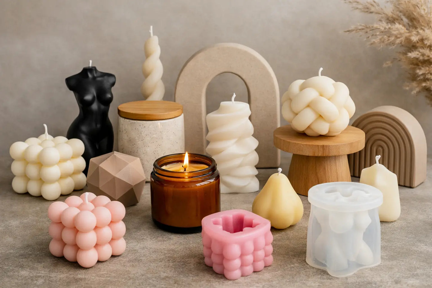 Custom Silicone Candle Molds | Unique Candle Shapes for Brands | MSN Packaging MSN Packaging Inc.