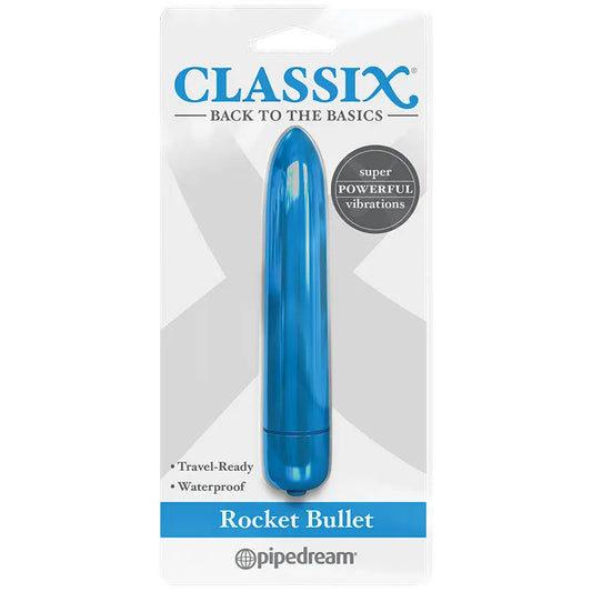 Blue-Classix Vibrating Rocket Bullet – Compact & Waterproof