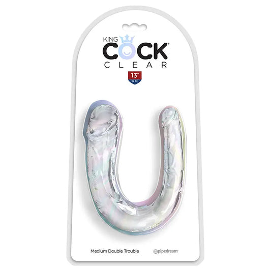 PD5787-20 King Cock Clear Double Trouble-Large MSN Packaging Inc.