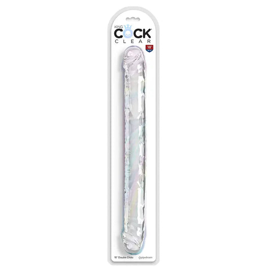 PD5788-20 King Cock Clear Double Dildo 18" MSN Packaging Inc.