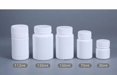 Medicine grade HDPE Plastic pill bottles for Cannabis Pills and Capsules - MQO - 10000