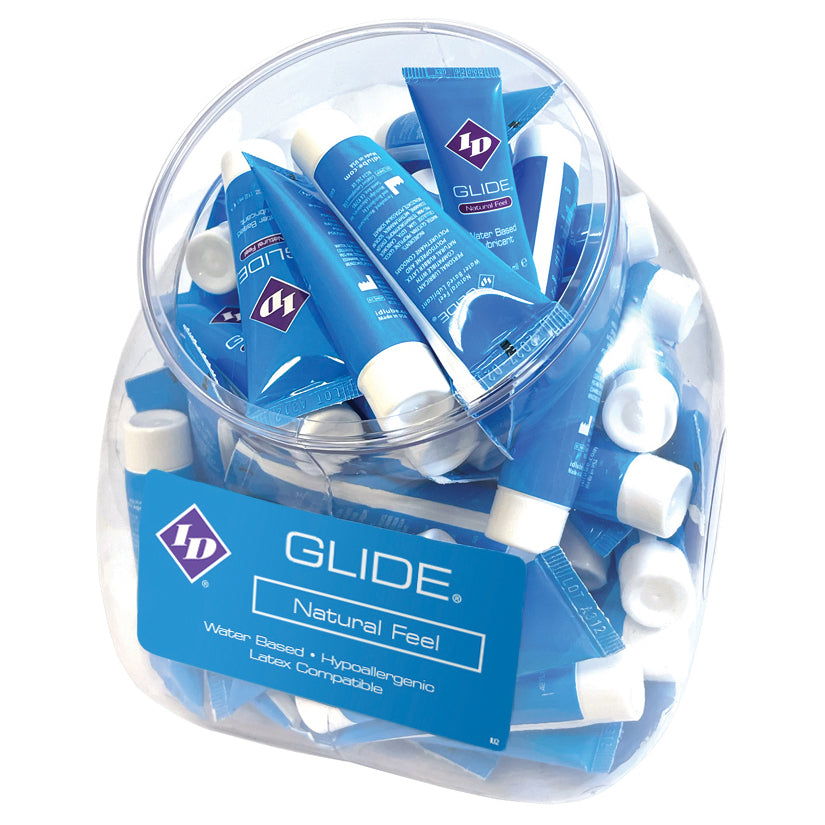 ID Glide® Natural Feel Lubricant – 12 ml Tubes
Bowl of 72 | Water-Based Formula