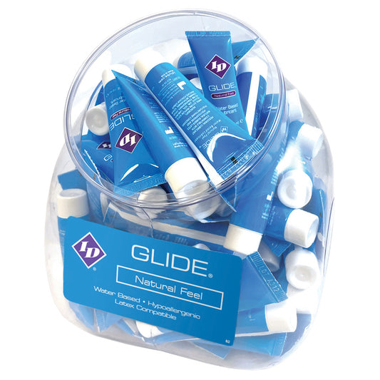 ID Glide® Natural Feel Lubricant – 12 ml Tubes
Bowl of 72 | Water-Based Formula