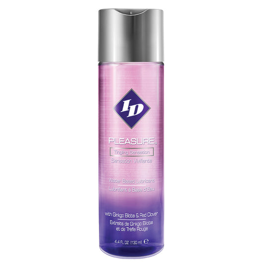 1WL1543-02 - ID Pleasure® Tingling Sensation Lubricant – 4.4 oz Water-Based Formula