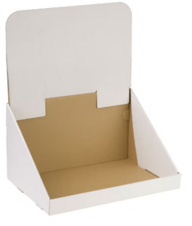 Custom Branded Drop-Down Gravity Display Box – Countertop & Floor Display Options