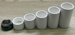 1CRPTCGL01 &nbsp;New 2024 Child Resistant Paper Tube with Metal Top for &nbsp;Sustainable Cannabis Containers These tubes can be made as tall or as short as you like.&nbsp; The Diameter is 30mm