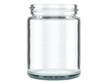 4 oz clear 53mm neck jar for cannabis flower and custom printing