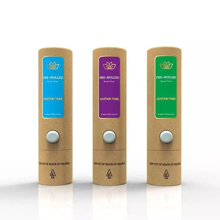 1Ca-CRVC -Sustainable Environmentally Safe Cardboard Containers Child Resistant -Vape Cartridges - MSN Packaging LLC
