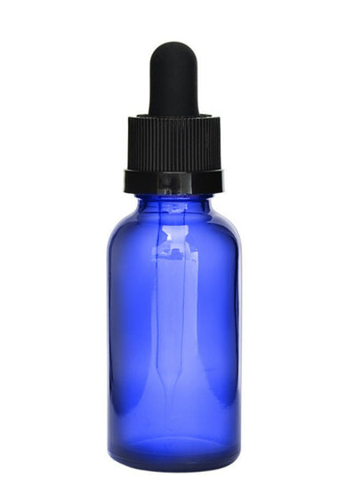 Glass Blue CR Dropper Bottles - 15ml - 1200 Count - MSN Packaging LLC