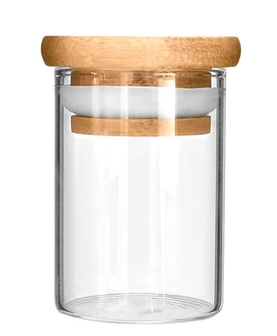 Classic Glass Wooded Lid Jars - 1000 Count - 2 oz - MSN Packaging LLC