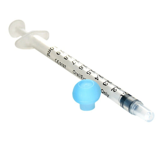 Oral Concentrate Syringes - 1ml - 1000 Count - MSN Packaging LLC