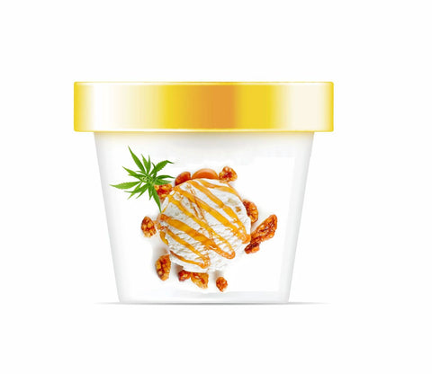 1C1 Cannabis Infused Ice Cream Containers Single Servicing Units 3 oz and 5 oz USA Made. - MSN Packaging LLC
