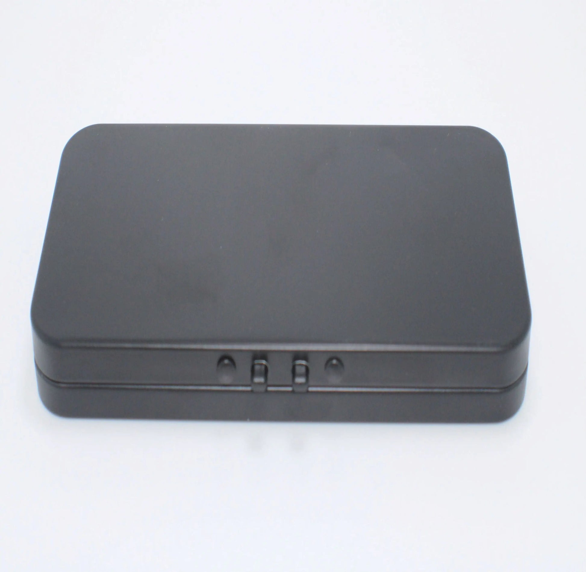 Child Resistant black certified tins for edibles and prerolls cannabis products