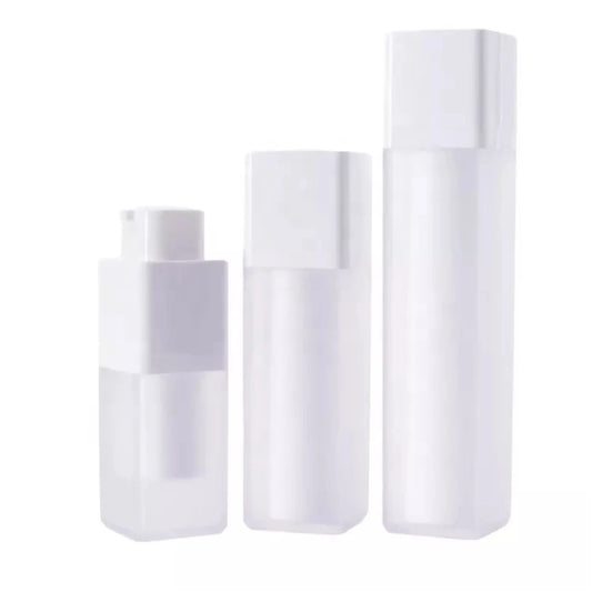Muscle and Joint Pain Cream Pump Bottles 15Ml 30Ml 50Ml Square Lotion Bottle Airless Pump Bottles For Cosmetic Packaging - MSN Packaging LLC
