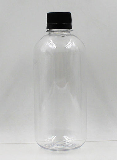 12 oz pet plastic round  bottle with Child Resistant lid 28 mm neck MSN Packaging Inc. 