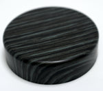 blue and black striped lid for cannabis flower jars. 