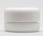 4ml Round Glass Child Resistant Concentrate Container White Opaque - MSN Packaging LLC