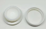 4ml Round Glass Child Resistant Concentrate Container White Opaque - MSN Packaging LLC